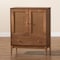 Baxton Studio Ramiel MidCentury Modern Ash Walnut Finished Wood and Rattan 1Drawer Sideboard 215-12428-ZORO - alternate 7